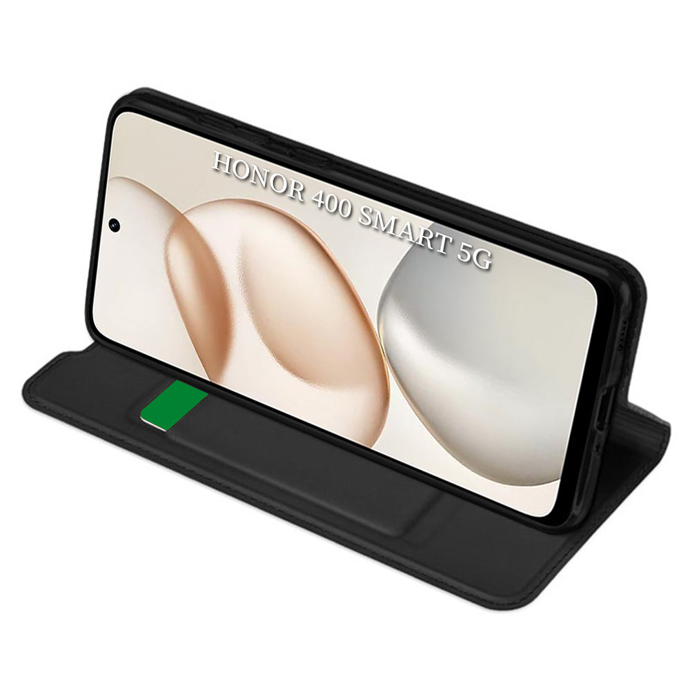 Case for Honor 400 Smart 4G / X7d 4G / 400 Smart 5G, Techsuit, Magskin Book, Black