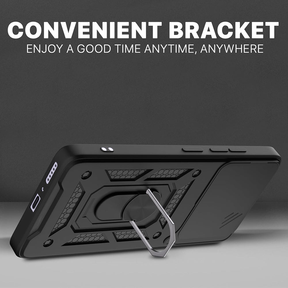 Case for Honor 400, Techsuit, CamShield, Black