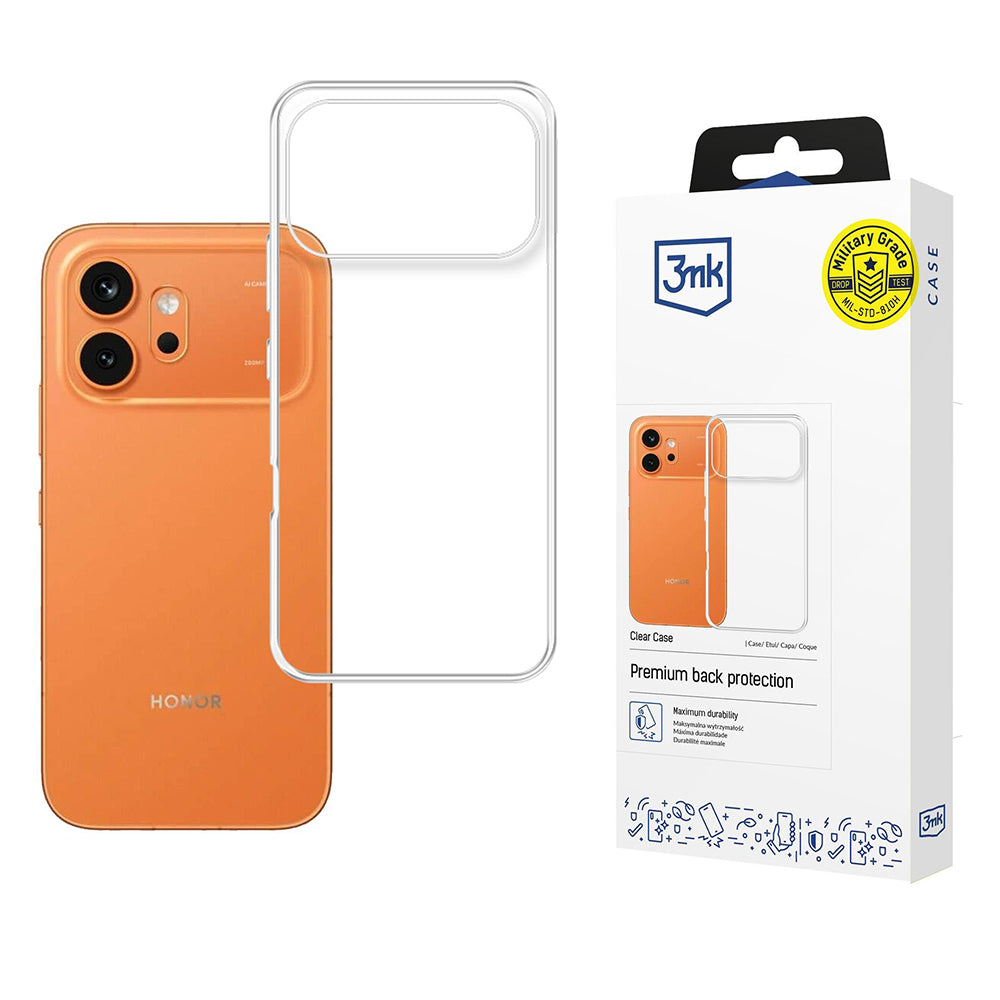 Case for Honor 600, 3MK, Clear, Transparent