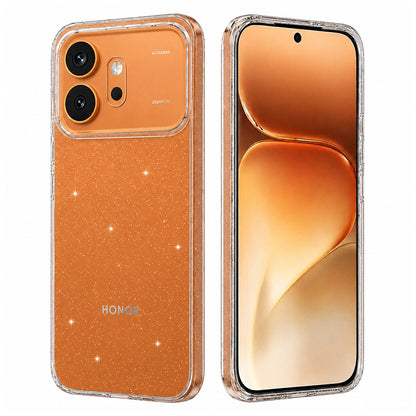 Case for Honor 600, Techsuit, SparkleSkin, Transparent