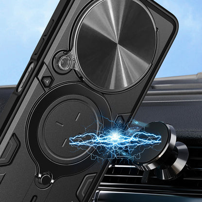 Case for Honor Magic8 Lite, Techsuit, CamGuard Pro, Black