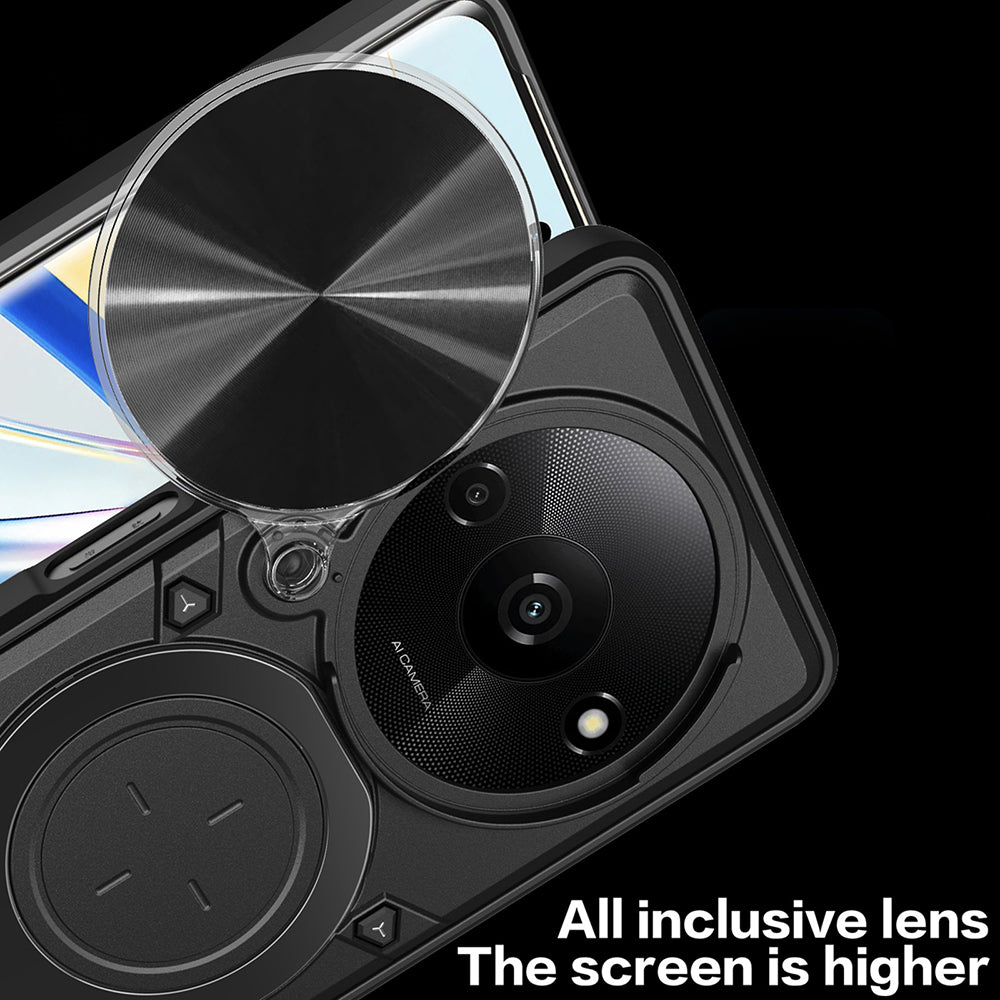 Case for Honor Magic8 Lite, Techsuit, CamGuard Pro, Rose Gold