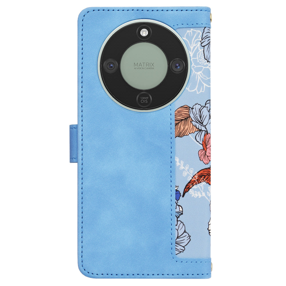 Case for Honor Magic8 Lite, Techsuit, FlipCraft, Blue