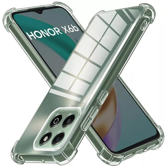 Case for Honor X6b, Techsuit, Shockproof Clear, Transparent