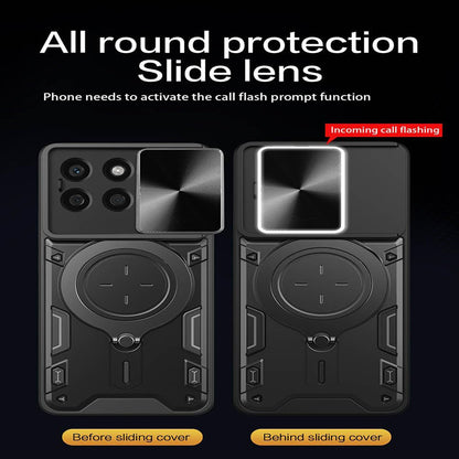 Case for Honor X8c, Techsuit, CamGuard Pro, Purple