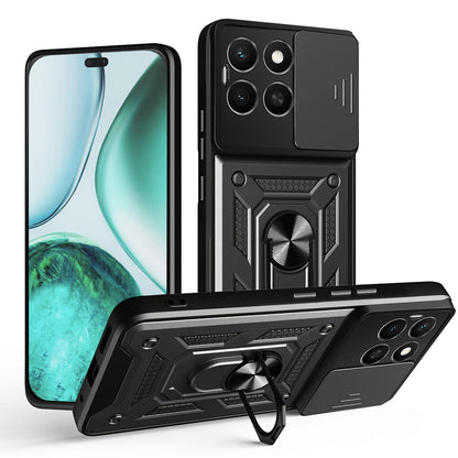 Case for Honor X8c, Techsuit, CamShield, Black