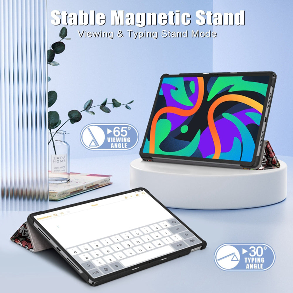 Case for Lenovo Tab M11, Techsuit, FoldPro Urban Vibe, Multicolor
