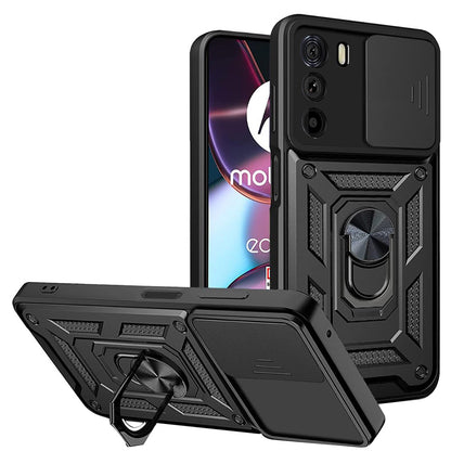 Case for Motorola Edge 30, Techsuit, CamShield, Black