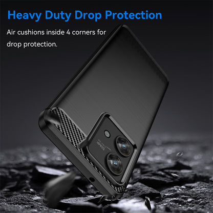 Case for Motorola Edge 40 Neo, Techsuit, Carbon, Black