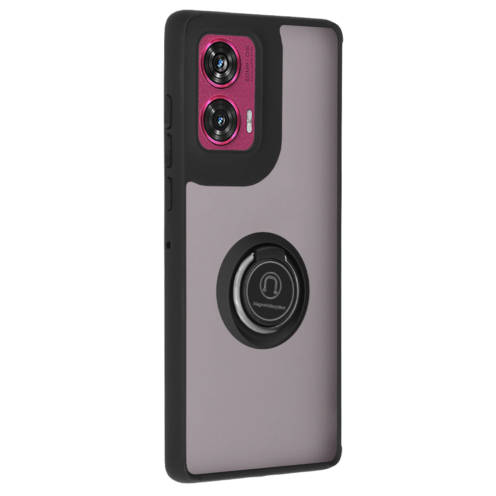 Case for Motorola Edge 50 Fusion, Techsuit, Glinth, Black