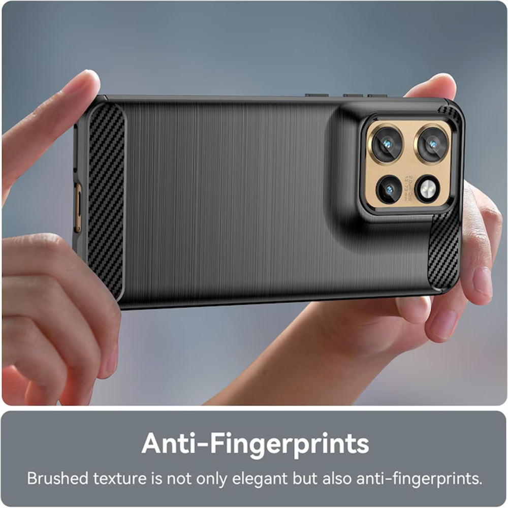 Case for Motorola Edge 50 Neo, Techsuit, Carbon, Black