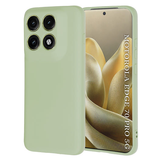 Case for Motorola Edge 70 Pro, Techsuit, SoftFlex, Light Green