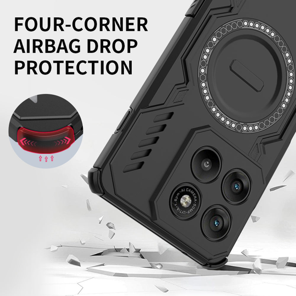 Case for Motorola Edge 70, Techsuit, ArmorMag, Blue