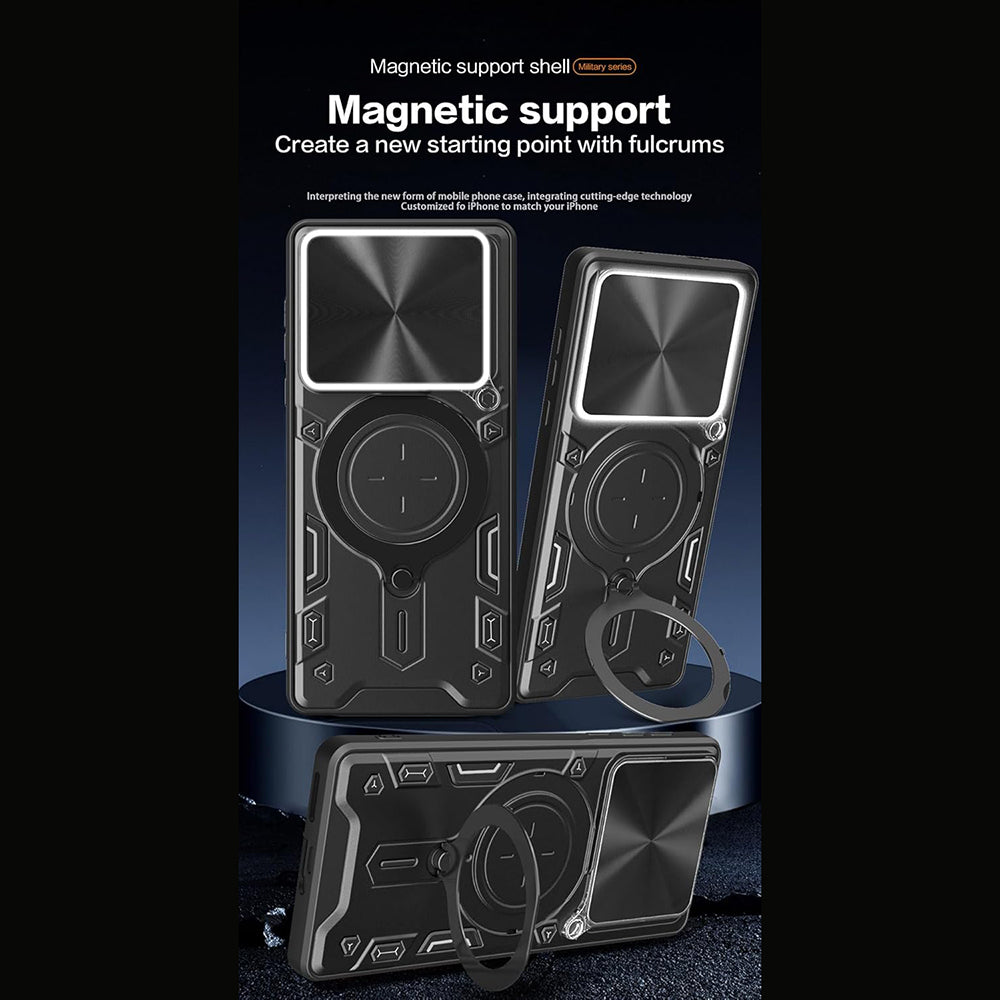 Case for Motorola Edge 70, Techsuit, CamGuard Pro, Purple