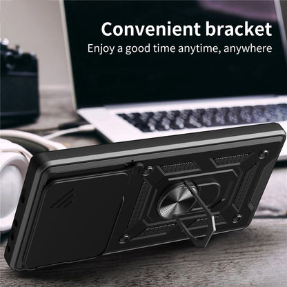 Case for Motorola Edge 70, Techsuit, CamShield, Black