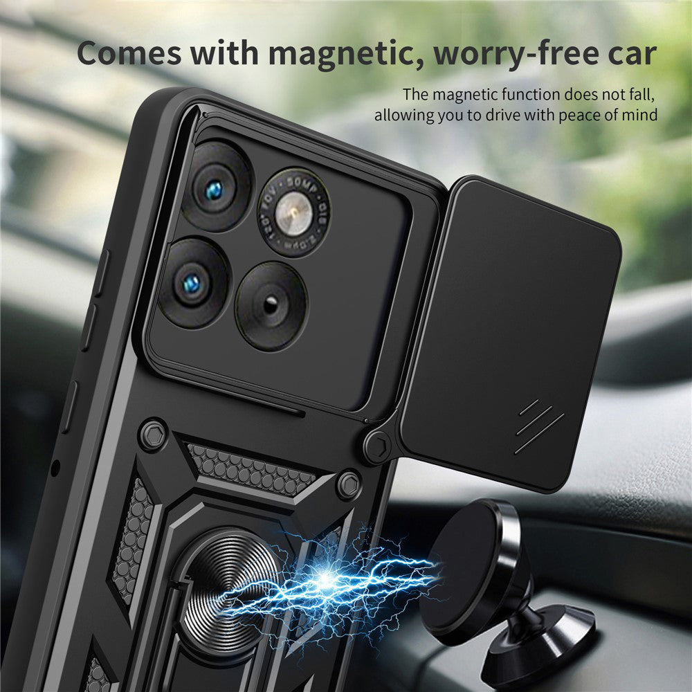 Case for Motorola Edge 70, Techsuit, CamShield, Rose Gold