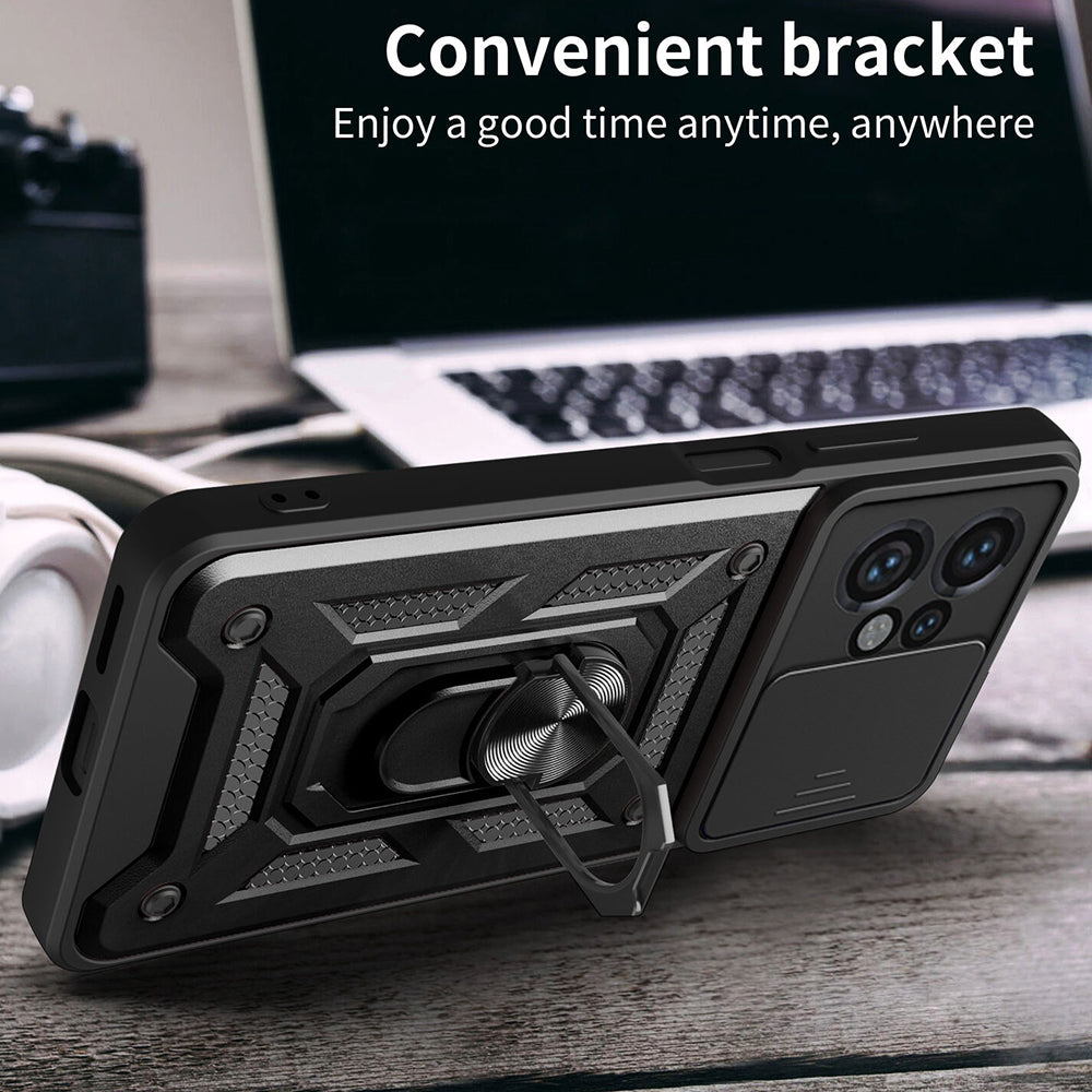 Case for Motorola Moto G04s / E14 / G04 / G24, Techsuit, CamShield, Black
