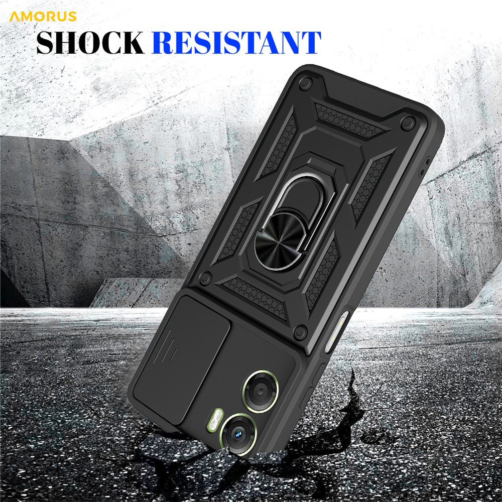 Case for Motorola Moto G06, Techsuit, CamShield, Rose Gold