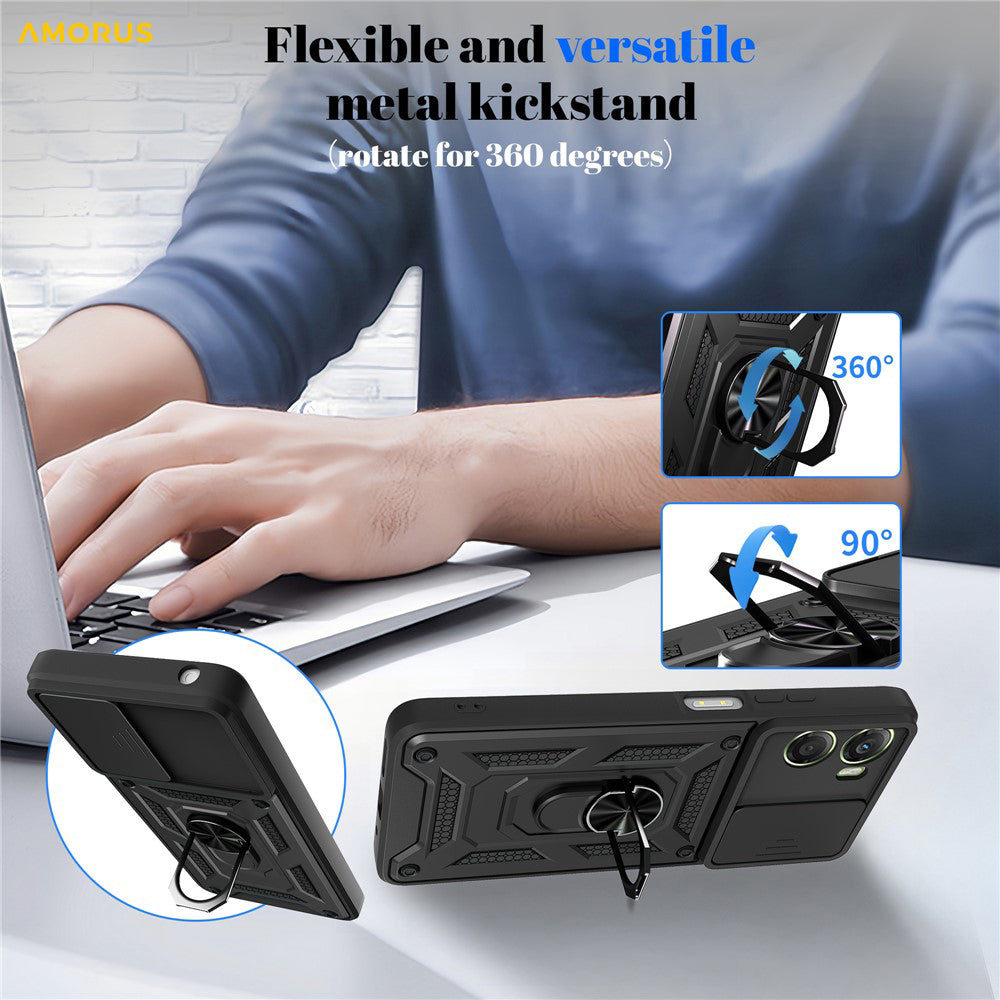 Case for Motorola Moto G06, Techsuit, CamShield, Green