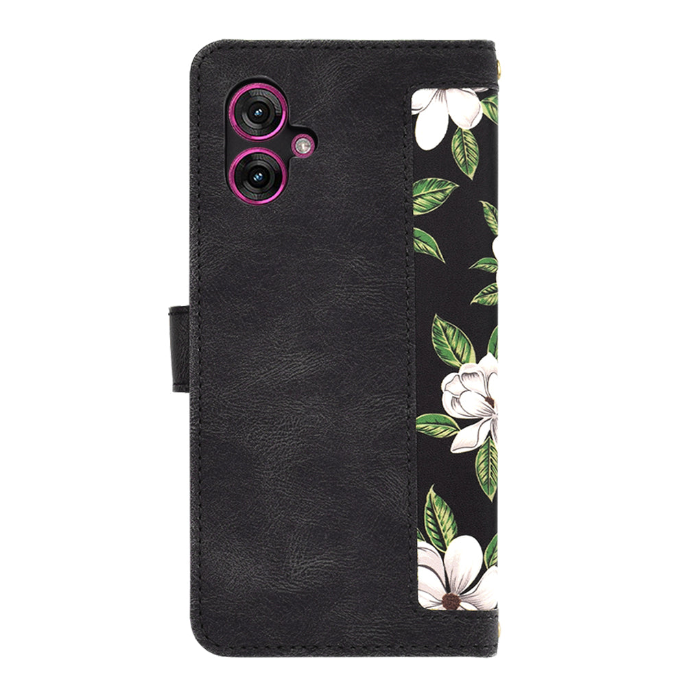 Case for Motorola Moto G55, Techsuit, FlipCraft, Black