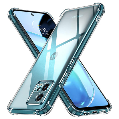 Case for Motorola Moto G72, Techsuit, Shockproof Clear, Transparent