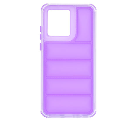 Case for Motorola Moto G84, Techsuit, Wave Shield, Purple
