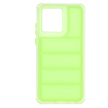 Case for Motorola Moto G84, Techsuit, Wave Shield, Green