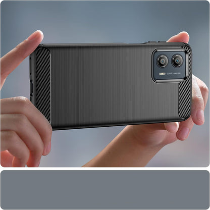 Case for Motorola Moto G85, Techsuit, Carbon, Black