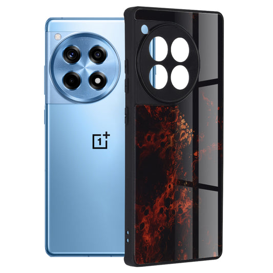 Case for OnePlus 12R, Techsuit, Glaze, Red