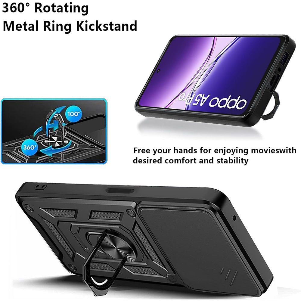 Case for Oppo A5 Pro 4G / A5 Pro, Techsuit, CamShield, Black