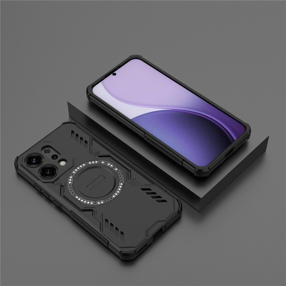 MagSafe Case for Oppo A6 Pro 5G / A6 Pro 4G, Techsuit, ArmorMag, Black