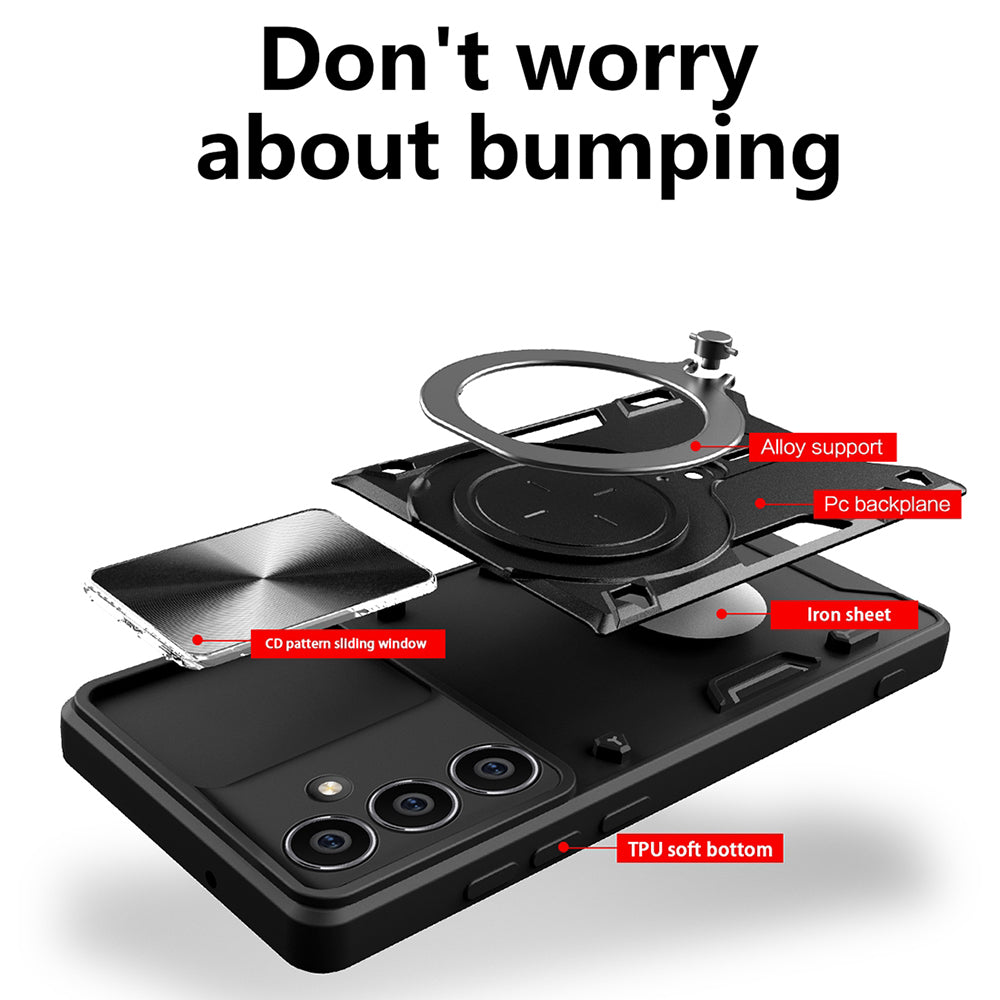 Case for Oppo A6 Pro 5G / A6 Pro 4G, Techsuit, CamGuard Pro, Black