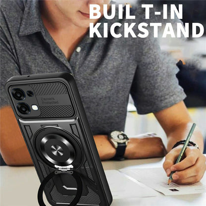 Case for Oppo A6 Pro 5G / A6 Pro 4G, Techsuit, RuggedCam, Black