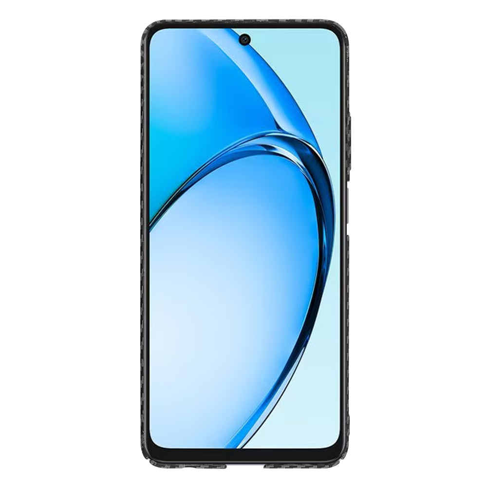 Case for Oppo A60, Techsuit, Carbonite FiberShell, Black