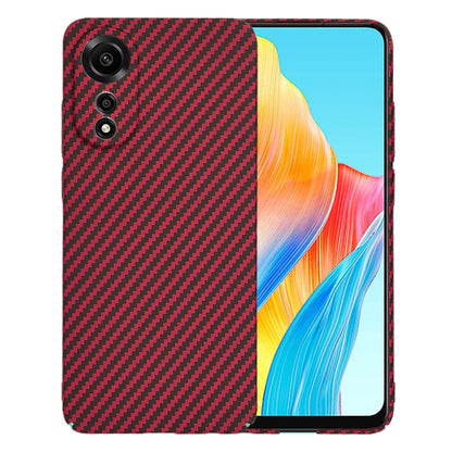Case for Oppo A78 4G, Techsuit, Carbonite FiberShell, Red