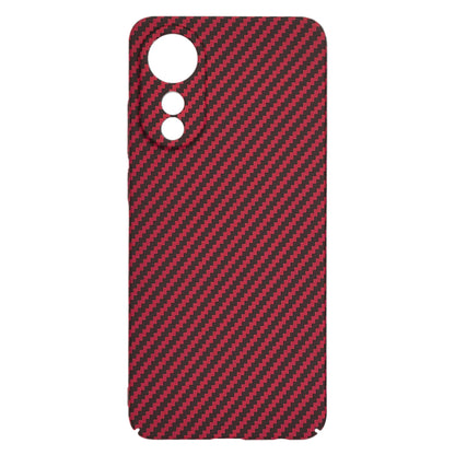 Case for Oppo A78 4G, Techsuit, Carbonite FiberShell, Red