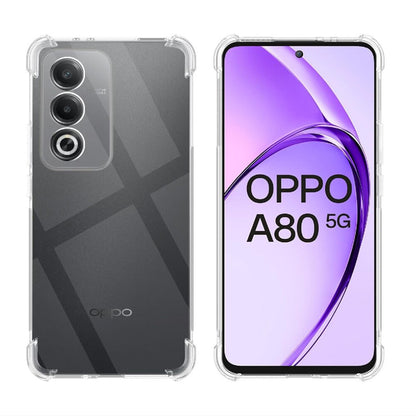 Case for Oppo A80, Techsuit, Shockproof Clear, Transparent