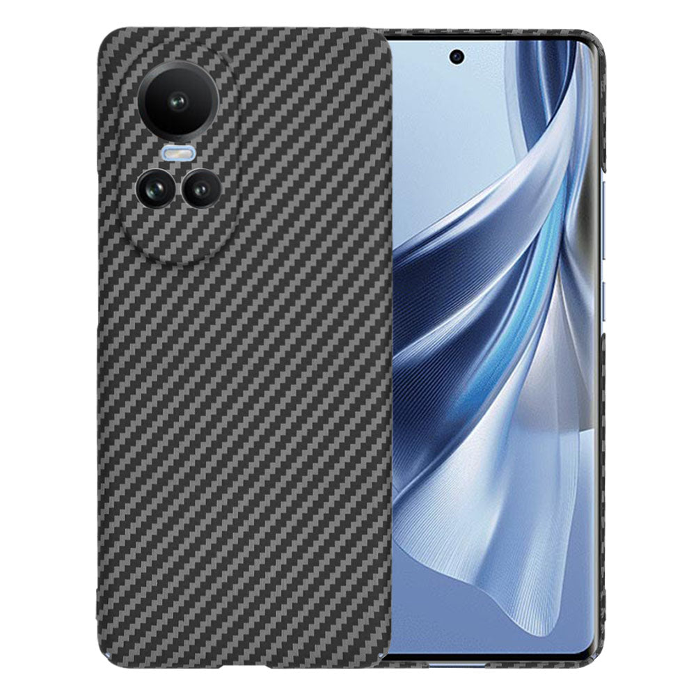 Case for Oppo Reno10 / Reno10 Pro, Techsuit, Carbonite FiberShell, Black