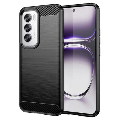 Case for Oppo Reno12, Techsuit, Carbon, Black