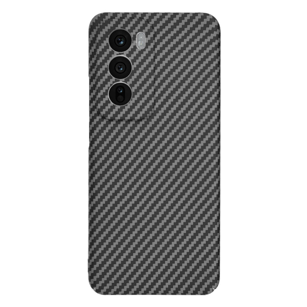 Case for Oppo Reno12, Techsuit, Carbonite FiberShell, Black