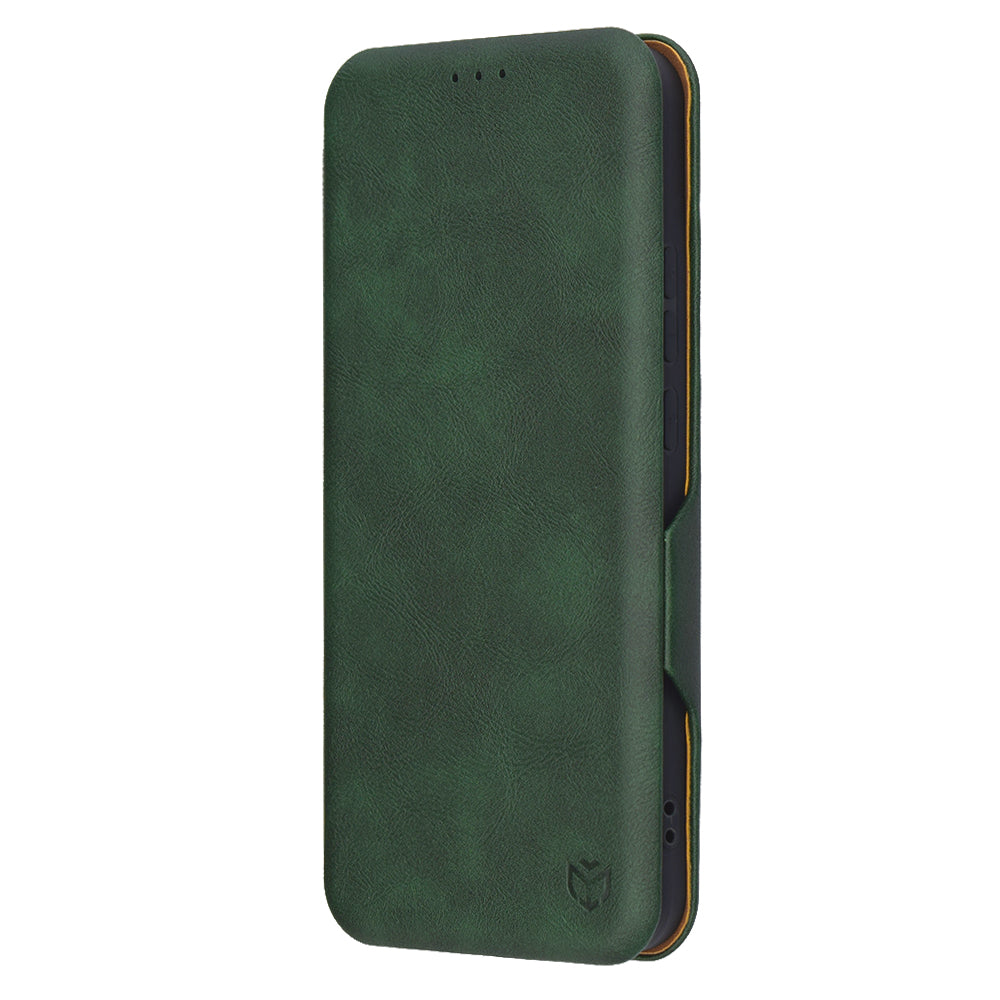 Case for Oppo Reno13, Techsuit, Safe Wallet Plus, Green