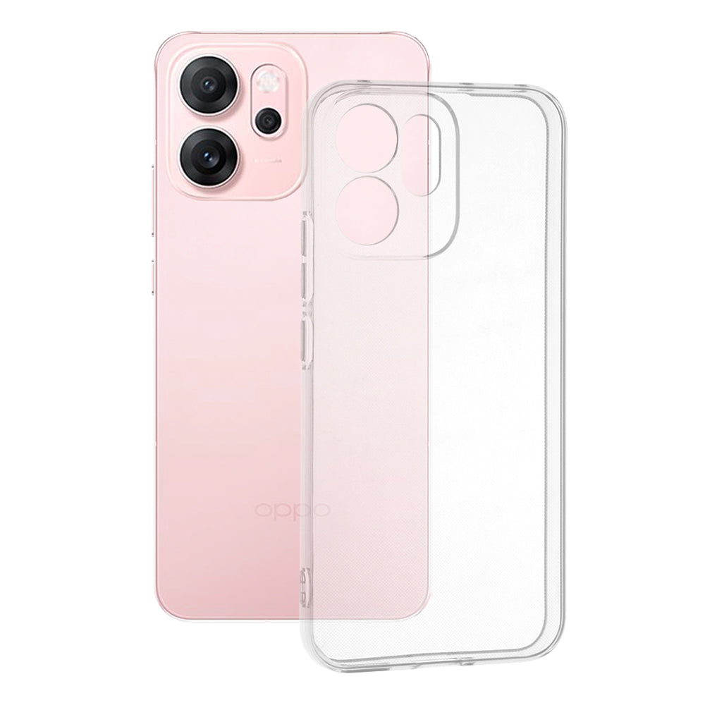 Case for Oppo Reno14 FS 5G / Reno14 F, Techsuit, Clear, Transparent