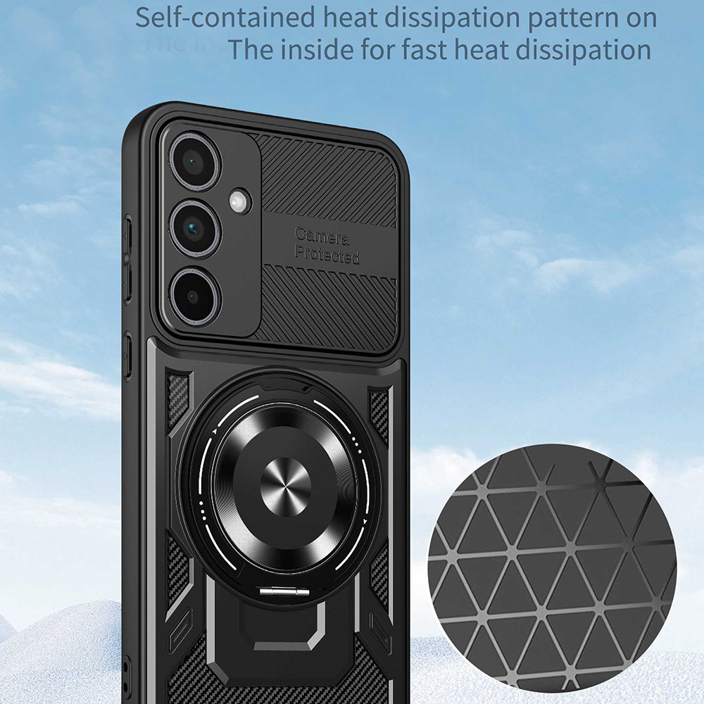 Case for Oppo Reno15 FS / Reno15 F, Techsuit, RuggedCam, Blue