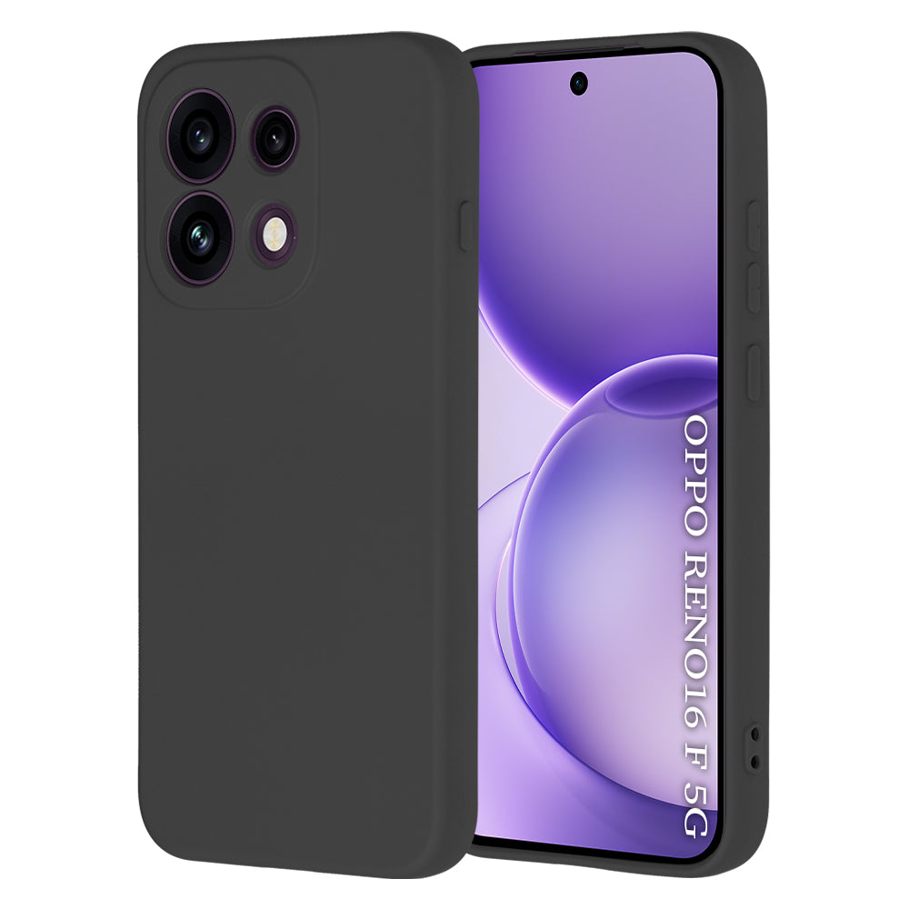 Case for Oppo Reno16 F / Reno16 FS, Techsuit, SoftFlex, Black