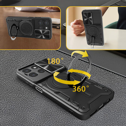 Case for Oppo Reno16 / Reno16 Pro, Techsuit, CamGuard Pro, Purple