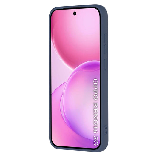Case for Oppo Reno16, Techsuit, SoftFlex, Navy Blue