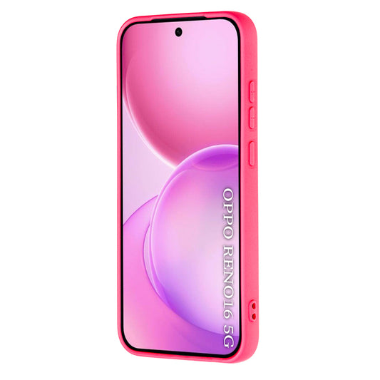 Case for Oppo Reno16, Techsuit, SoftFlex, Dark Pink