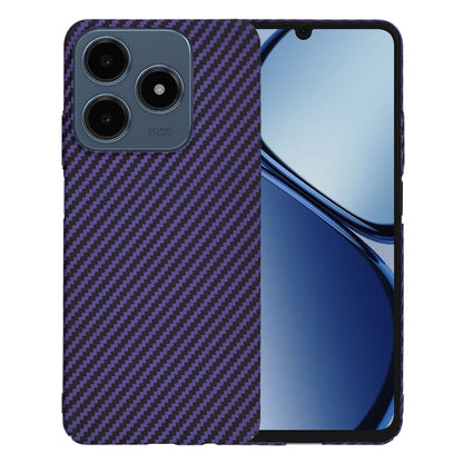 Case for Realme C63 / C61, Techsuit, Carbonite FiberShell, Purple