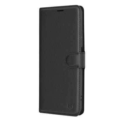 Case for Realme C67 4G, Techsuit, Leather Folio, Black