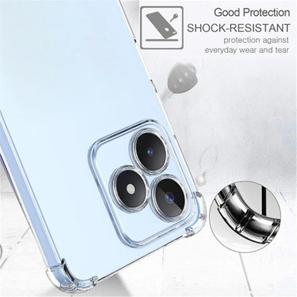 Case for Realme Note 50 / C51, Techsuit, Shockproof Clear, Transparent